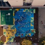 Nuovo Sport Illumina di Casoria, Abodi: “Oggi città si colora e diventa luogo di socialità”