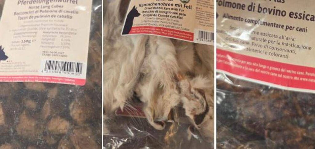 Orecchie di coniglio o polmone di cavallo? Lo snack ‘choc’ per i cani nel cuore di Cortina