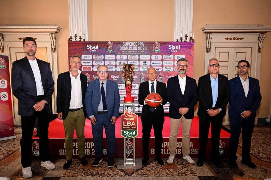 Presentata Supercoppa Lba Sisalclub 2026, Gherardini ‘Tortona apripista nuovo corso impiantistica sportiva’