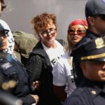 Proteste all’Onu contro Netanyahu, fermata Susan Sarandon