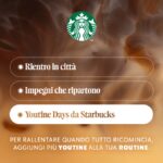 Starbucks, arrivano ‘Youtine Days’: campagna con M+C Saatchi Europe ﻿