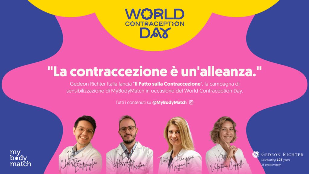 World Contraception Day, Gedeon Richter Italia lancia patto sulla contraccezione