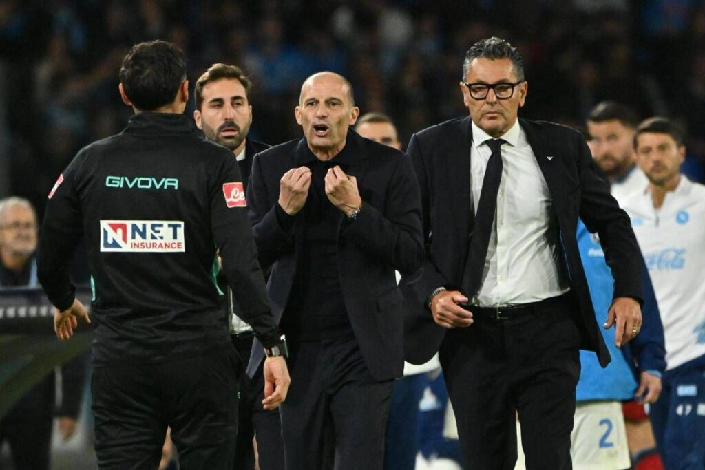 Allegri furioso: “Ogni volta che mi muovo vengo espulso, mentre altri…”
