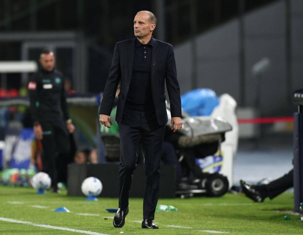 Allegri non dirige l’allenamento dopo il ko del Napoli a Venezia. Cosa è successo