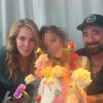 Claudia Gerini e Federico Zampaglione di nuovo insieme per il compleanno della figlia: la dedica