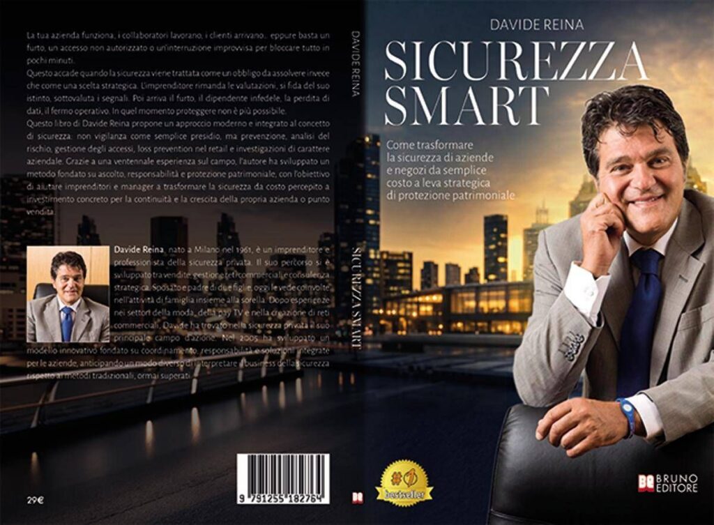 Davide Reina lancia il libro su come trasformare la sicurezza di aziende e negozi in strumento di protezione patrimoniale