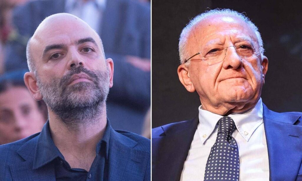“De Luca satrapo”, archiviato il procedimento contro Saviano
