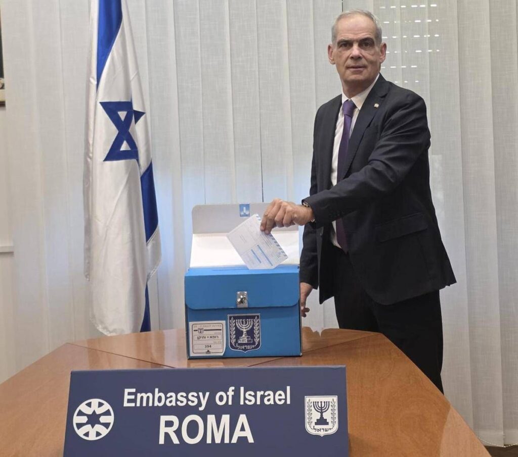 Elezioni Israele, ambasciatore in Italia Jonathan Peled: “Prevedo alta affluenza alle urne, probabile un testa a testa”