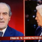 Filorosso, bestemmia in diretta tv dell’ex ministro Martelli: “Non siamo al Grande Fratello”