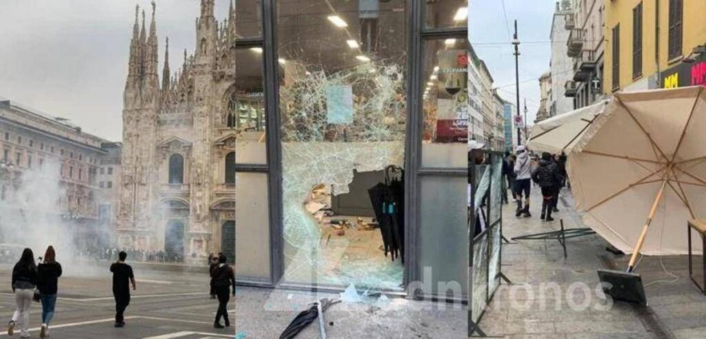 Guerriglia a Milano, Confcommercio: “Danni per un milione, un altro weekend come questo e il conto sale vertiginosamente”