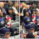 James gioca con una bambina: LeBron versione ‘babysitter’ in Nba