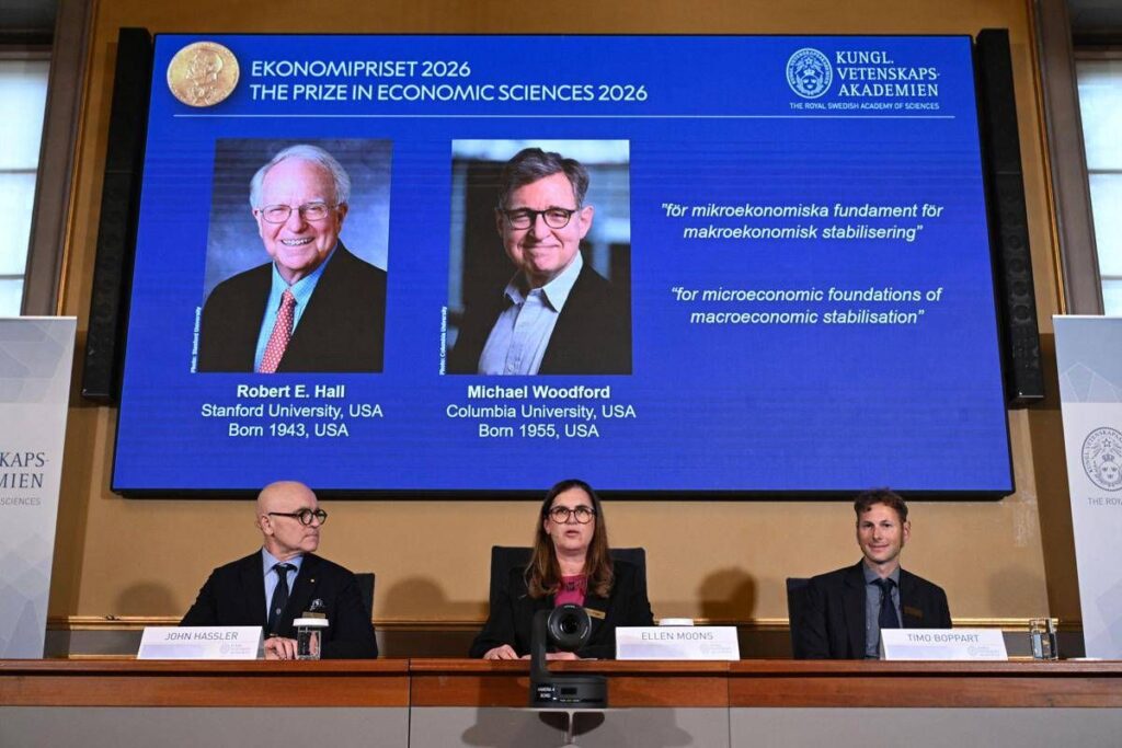 Nobel Economia 2026 ad americani Hall e Woodford﻿, il premio dedicato alla stabilizzazione