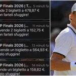 Sinner salta le Atp Finals, i tifosi… rivendono i biglietti: “No Jannik, no tennis”